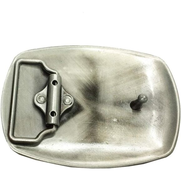 Unisex Silver Rectangle Celtic Knot Kilt - Western Keltic Belt Buckles - Picture 4 of 6